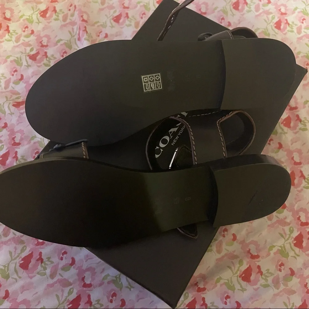 Coach Blue Butterfly Sandals - Picture 10 of 11